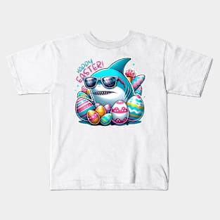 Happy Easter Shark Kids T-Shirt